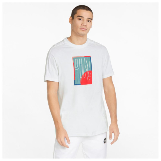 Puma Ανδρική κοντομάνικη μπλούζα T7 Go For Graphic Tee Puma Ανδρική κοντομάνικη μπλούζα T7 Go For Graphic Tee